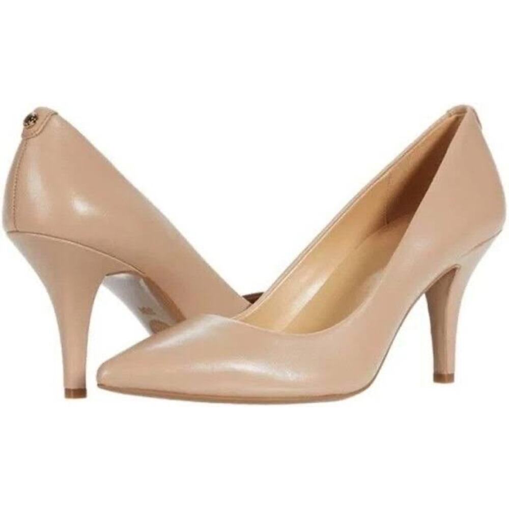 Michael Kors Flex Mid Pump Bisque 11